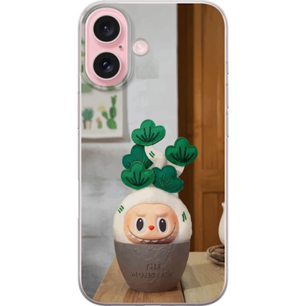 Apple iPhone 16 Genomskinligt Skal THE MONSTERS Naughty Plants