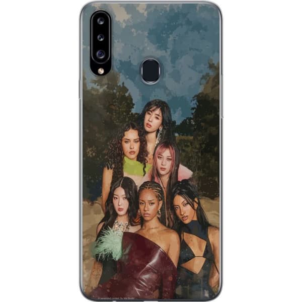 Yhteensopiva Puhelinkuori Samsung Galaxy A20s KATSEYE ruskea