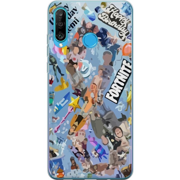 Huawei P30 lite Gennemsigtig cover Fortnite