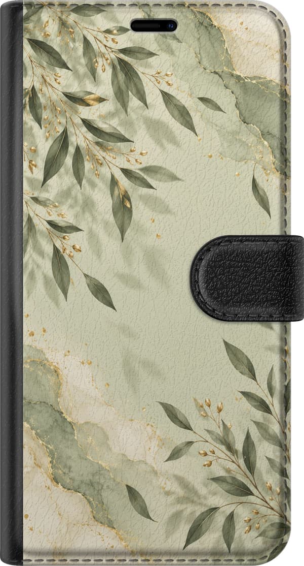 Kompatibel Tegnebogsetui til OnePlus 10 Pro Salvieblad grøn