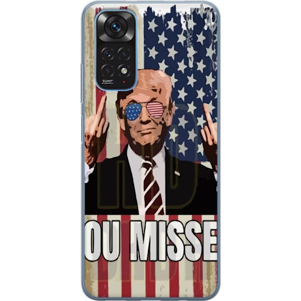 Xiaomi Redmi Note 11 Läpinäkyvä kuori Trump