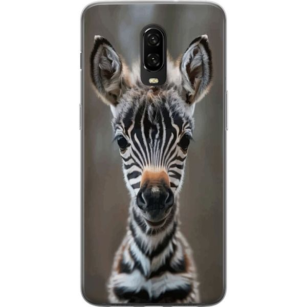 OnePlus 6T Läpinäkyvä kuori Giraffi Eläinaihe Afrikka Luonto Graafinen Kuva Savanni Villieläimet Suosittu Seinätaide Eksoottinen Teema