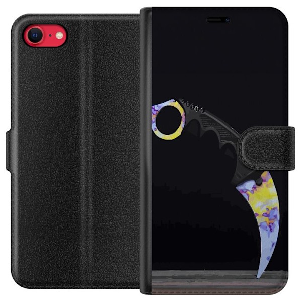 Apple iPhone 16e Plånboksfodral Karambit / Butterfly / M9 Bay