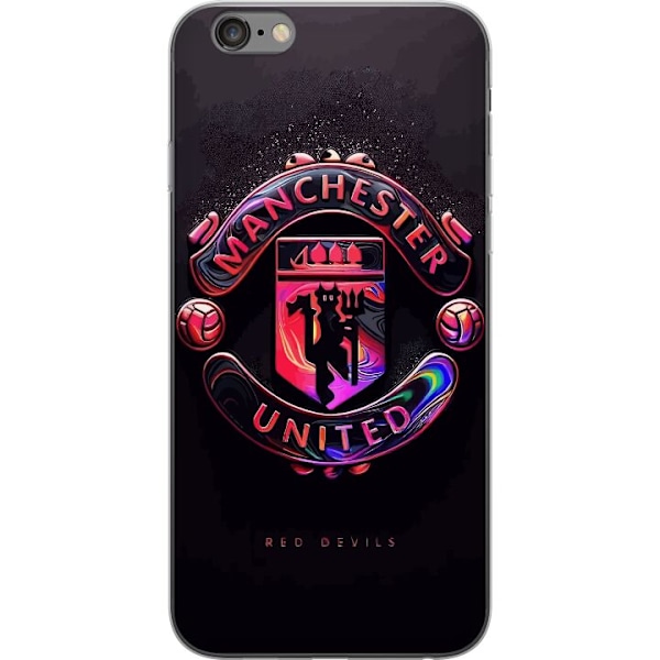 Apple iPhone 6 Plus Gennemsigtig cover Manchester United