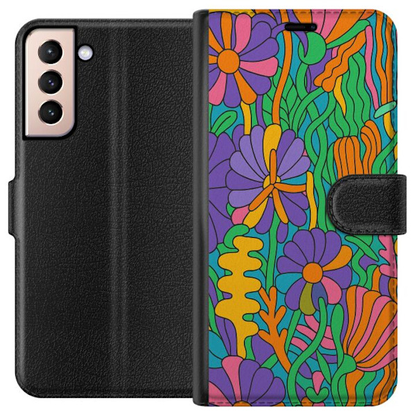 Samsung Galaxy S21 Lompakkokotelo Värien räjähdys