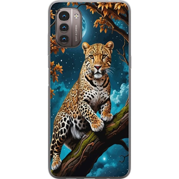 Nokia G21 Gjennomsiktig deksel Leopard