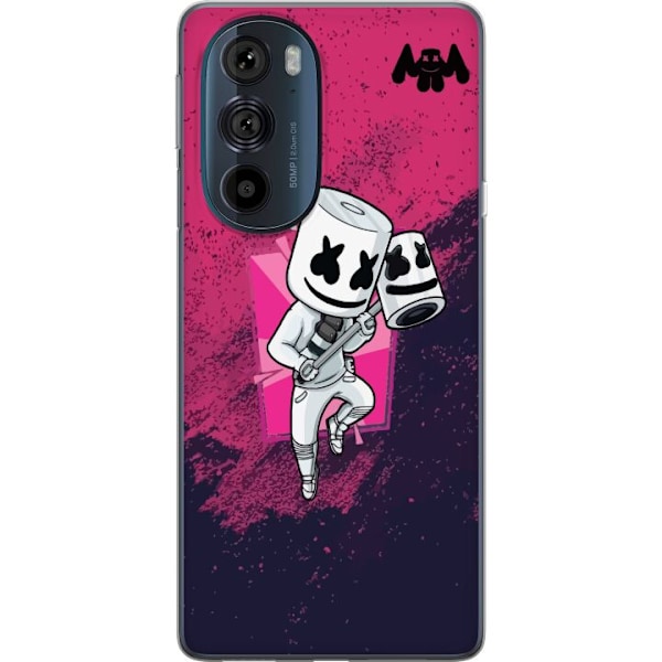 Motorola Edge 30 Pro Gennemsigtig cover Marshmello Fortnite Sk