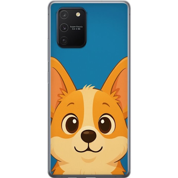 Samsung Galaxy S10 Lite Genomskinligt Skal Hello Corgi