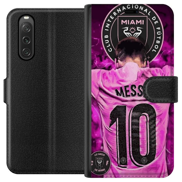 Sony Xperia 10 V Lompakkokotelo Messi