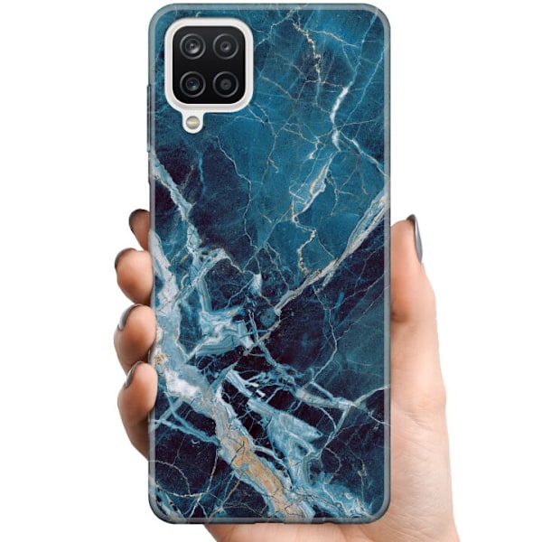 Samsung Galaxy A12 TPU Mobildeksel Marmor