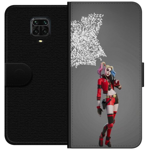 Xiaomi Redmi Note 9S Plånboksfodral Fortnite - Harley Quinn