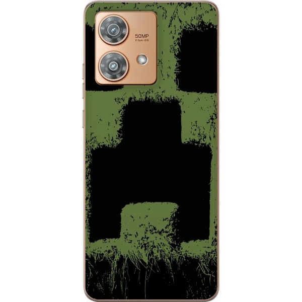Motorola Edge 40 Neo Genomskinligt Skal A Minecraft Movie