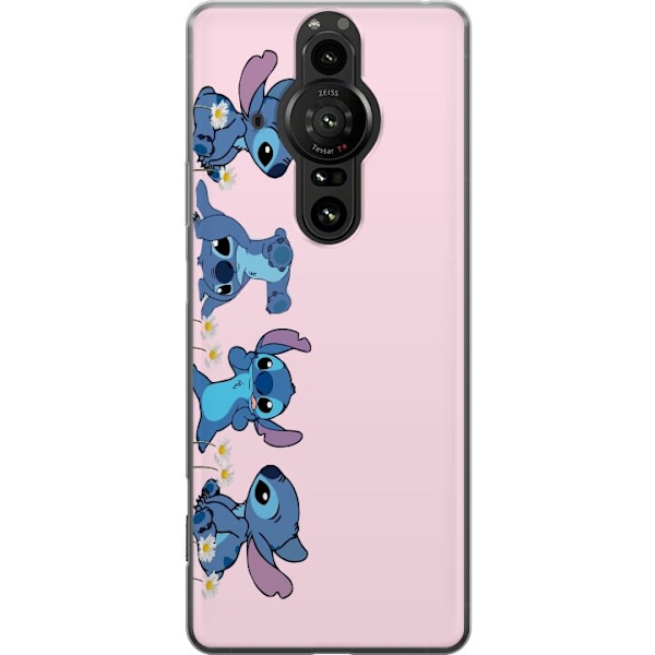Sony Xperia Pro-I Genomskinligt Skal Stitch Skratt & Bus – Perfekt för Mobilskal eller Poster