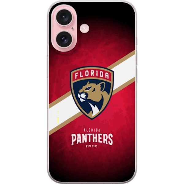 Apple iPhone 16 Gjennomsiktig deksel Florida Panthers (NHL)