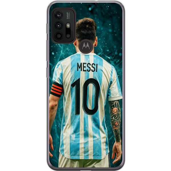 Motorola Moto G30 Genomskinligt Skal Messi