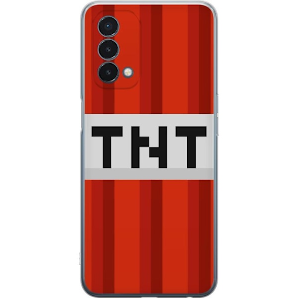 OnePlus Nord N200 5G Läpinäkyvä kuori Minecraft TNT