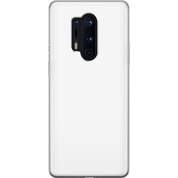 OnePlus 8 Pro Läpinäkyvä kuori Valkoinen