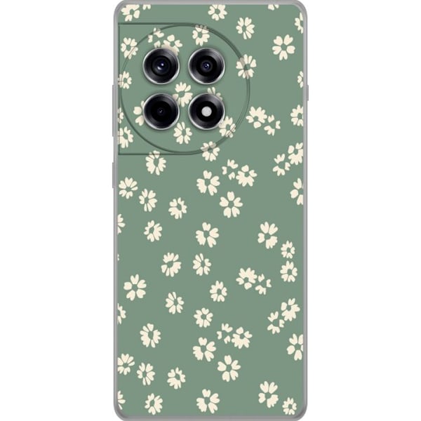 OnePlus 12R Genomskinligt Skal Blomsterdröm – färgglatt blommönster