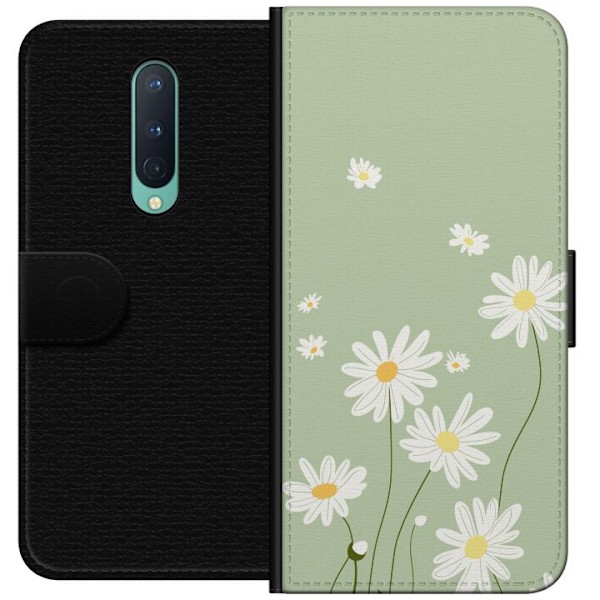 OnePlus 8 Tegnebogsetui Præstekraver - blomstret mønster i s