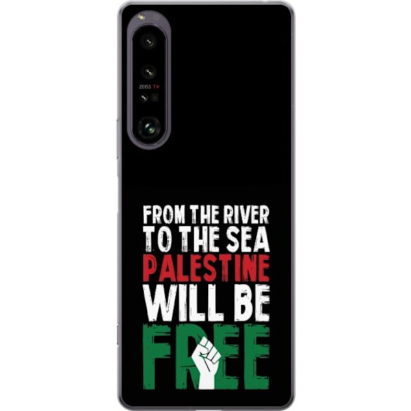 Sony Xperia 1 IV Läpinäkyvä kuori Vapauta Palestiina