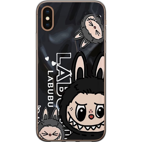Apple iPhone X Läpinäkyvä kuori <nl>Labubu Black Energy - M