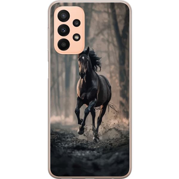 Kompatibelt Mobilskal till Samsung Galaxy A23 Springande Häst
