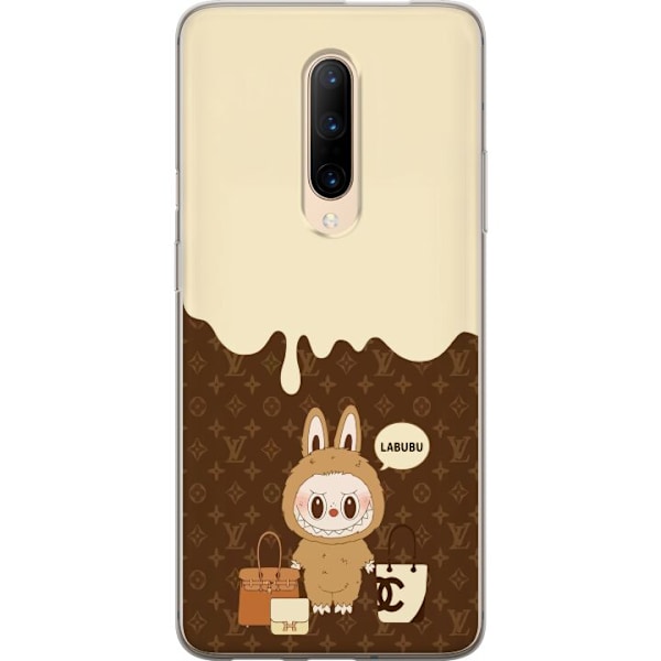 OnePlus 7 Pro Läpinäkyvä kuori Labubu Blue Chill - Sinisen