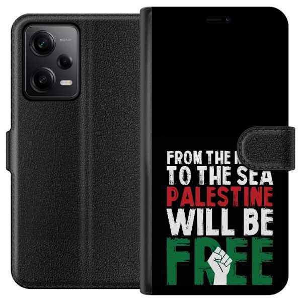 Xiaomi Redmi Note 12 Pro Lommeboketui Fri Palestina