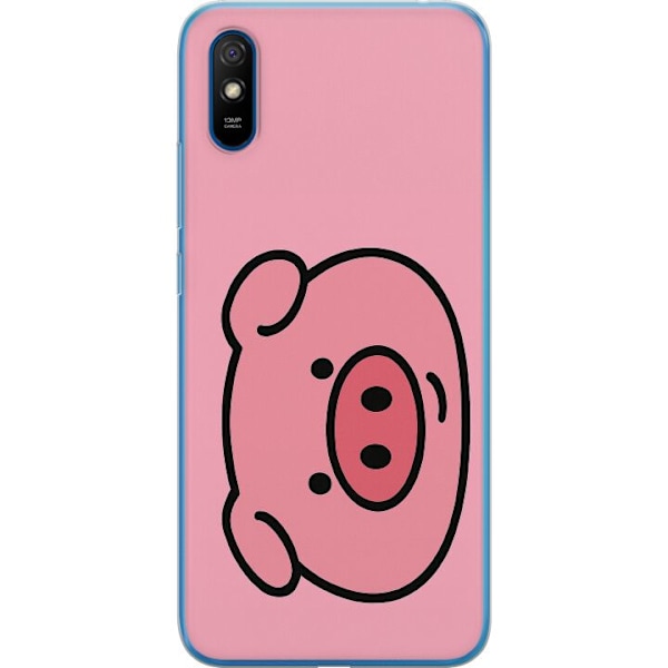 Xiaomi Redmi 9A Genomskinligt Skal Kawaii Piggy