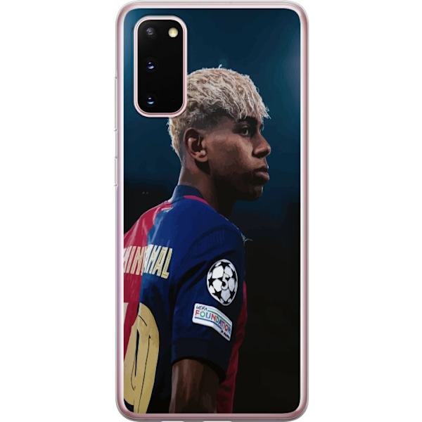 Samsung Galaxy S20 Läpinäkyvä kuori Lamine Yamal - Barcelon