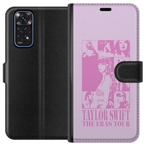 Xiaomi Redmi Note 11 Plånboksfodral Taylor Swift - Pink