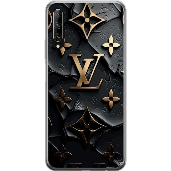 Huawei P smart Pro 2019 Gennemsigtig cover Louis Vuitton Mørk Tilstand Design Sort Luksus Stil Mode Populær Grafisk Mønster Modeikon Luksusmærke