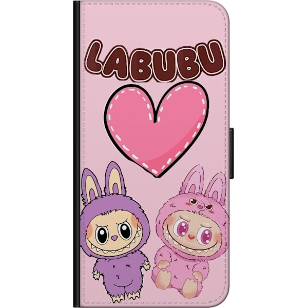 Samsung Galaxy A03s Lompakkokotelo Labubu Pink Monster