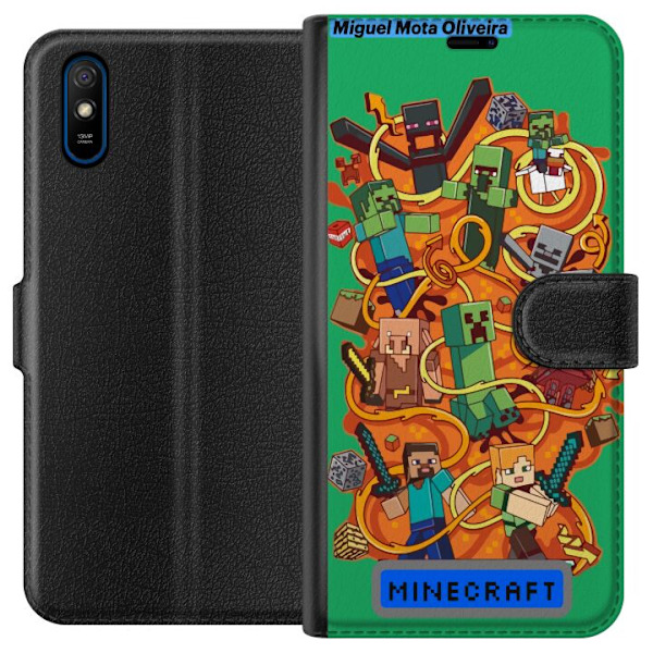 Xiaomi Redmi 9A Lompakkokotelo Minecraft