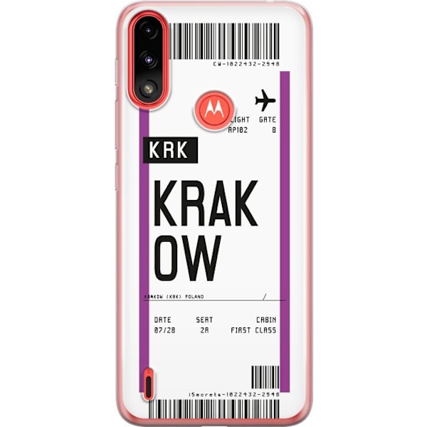 Motorola Moto E7 Power Gennemsigtig cover Krakow