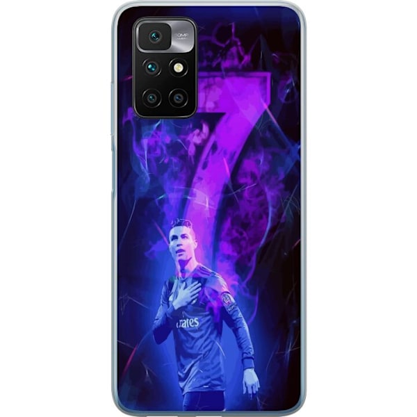 Xiaomi Redmi 10 Genomskinligt Skal Ronaldo 7 – Fotbollslegend i Action för Fans