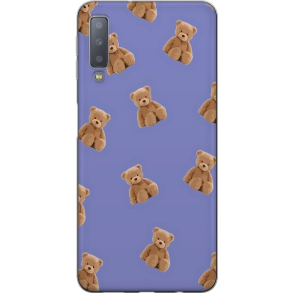 Samsung Galaxy A7 (2018) Gennemsigtig cover Flyvende bjørne