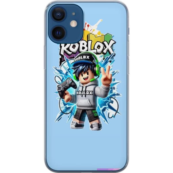 Kompatibel Mobilcover til Apple iPhone 12 Roblox-gamerkarakter med headset og controller