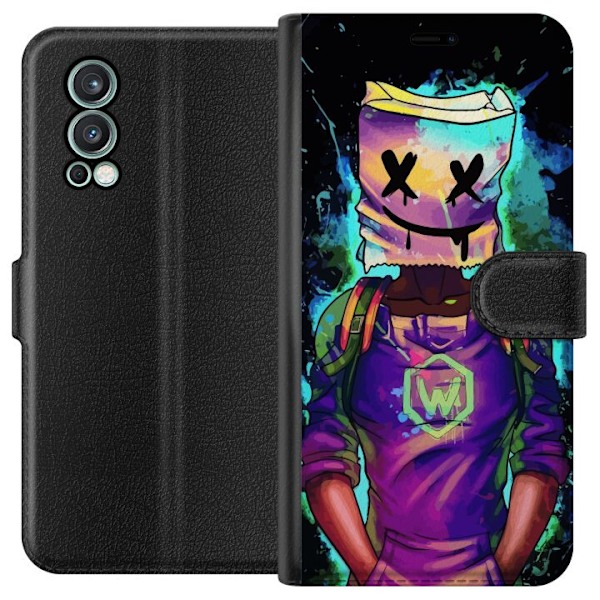 OnePlus Nord 2 5G Tegnebogsetui Fortnite Marshmello