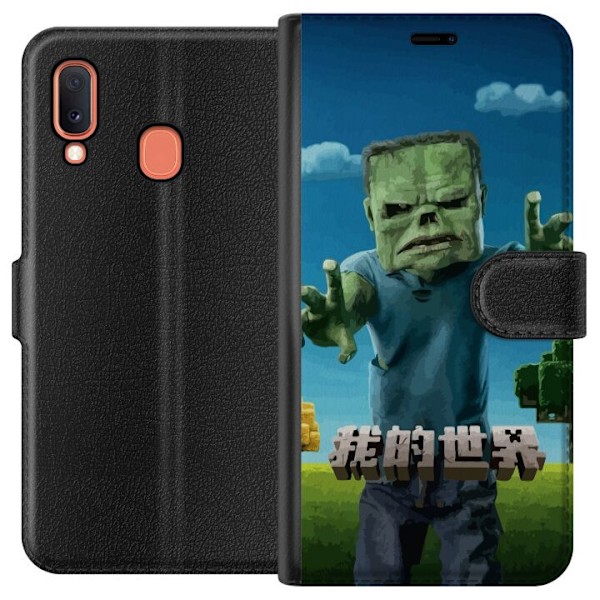 Samsung Galaxy A20e Lompakkokotelo A Minecraft Movie