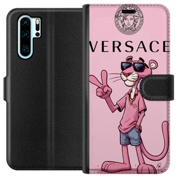 Kompatibel Tegnebogsetui til Huawei P30 Pro Pink Panter Mærke