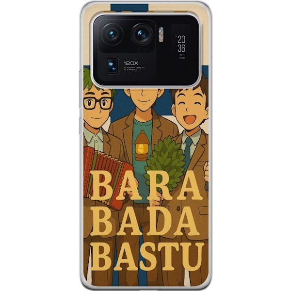 Xiaomi Mi 11 Ultra Genomskinligt Skal Bara bada bastu KAJ