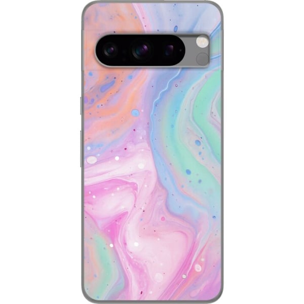 Google Pixel 8 Pro Gennemsigtig cover Pastelmarmor