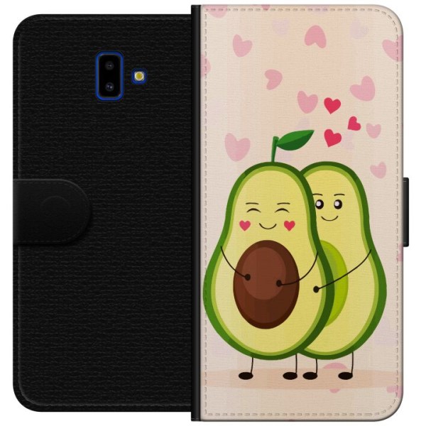 Samsung Galaxy J6+ Plånboksfodral Avokado Kärlek
