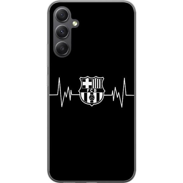 Samsung Galaxy A15 5G Läpinäkyvä kuori FC Barcelona