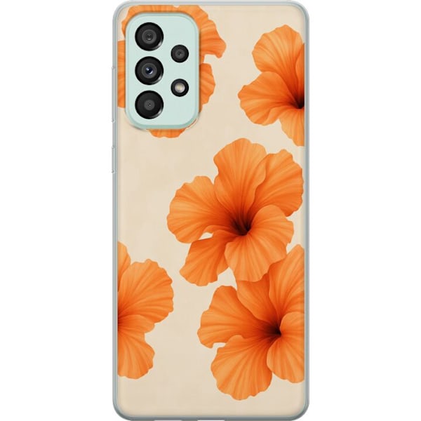 Samsung Galaxy A73 5G Gjennomsiktig deksel Papaya Punch