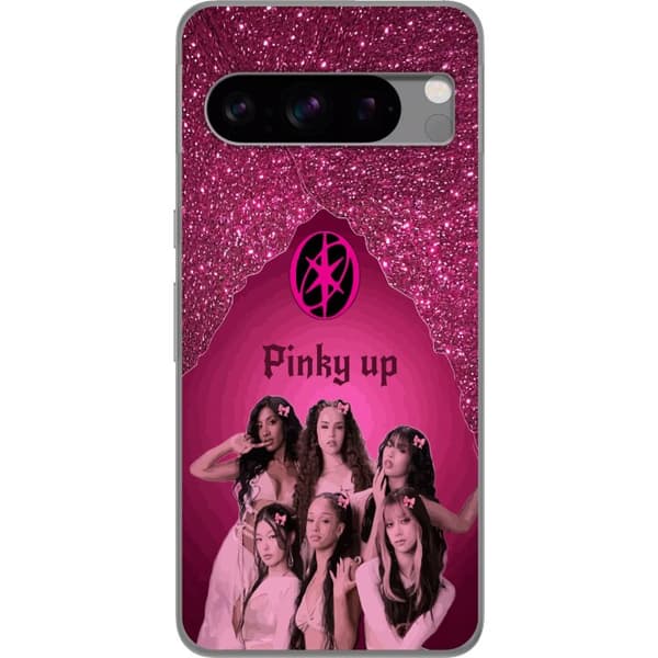 Kompatibelt Mobildeksel til Google Pixel 8 Pro KATSEYE Pinky Up rosa