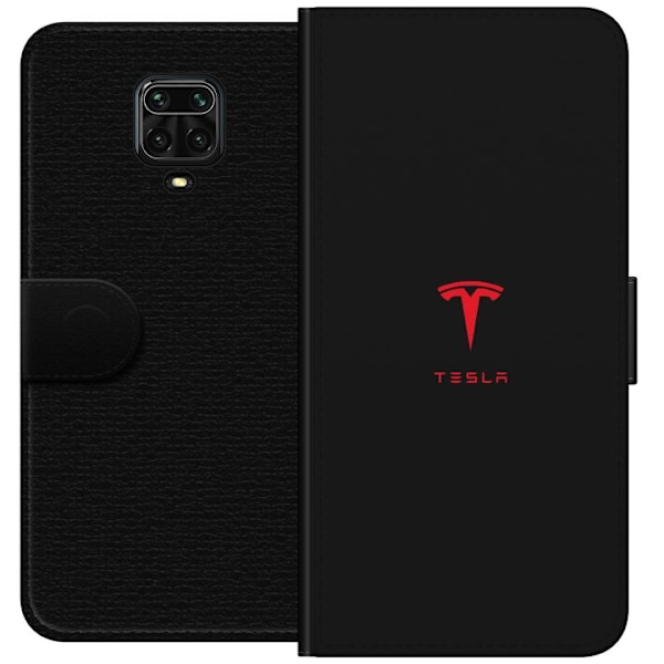 Xiaomi Redmi Note 9 Pro Lompakkokotelo Tesla