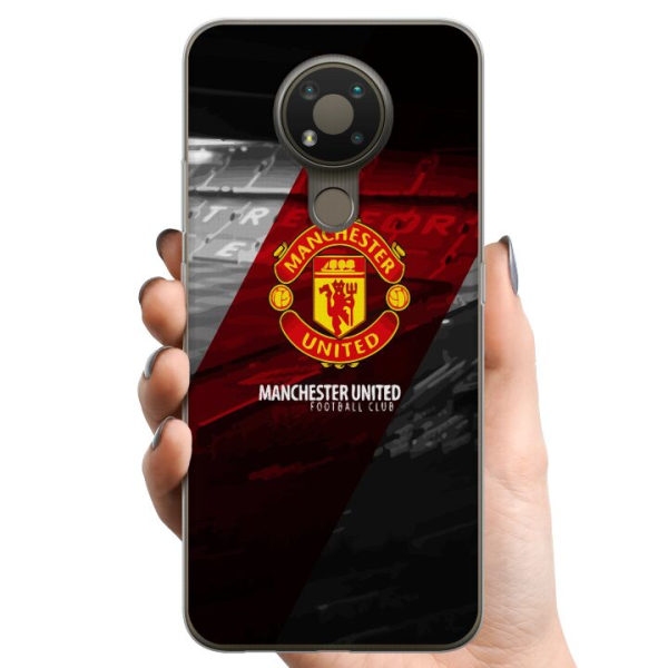 Nokia 3.4 TPU Matkapuhelimen kuori Manchester United FC