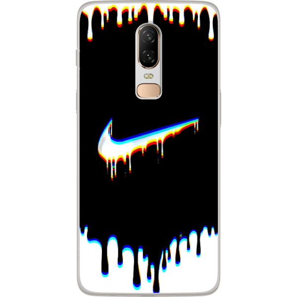 OnePlus 6 Läpinäkyvä kuori Nike